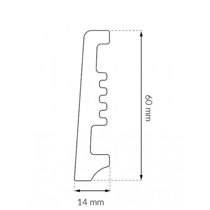 Listwa przypodłogowa ST610 Arbiton
