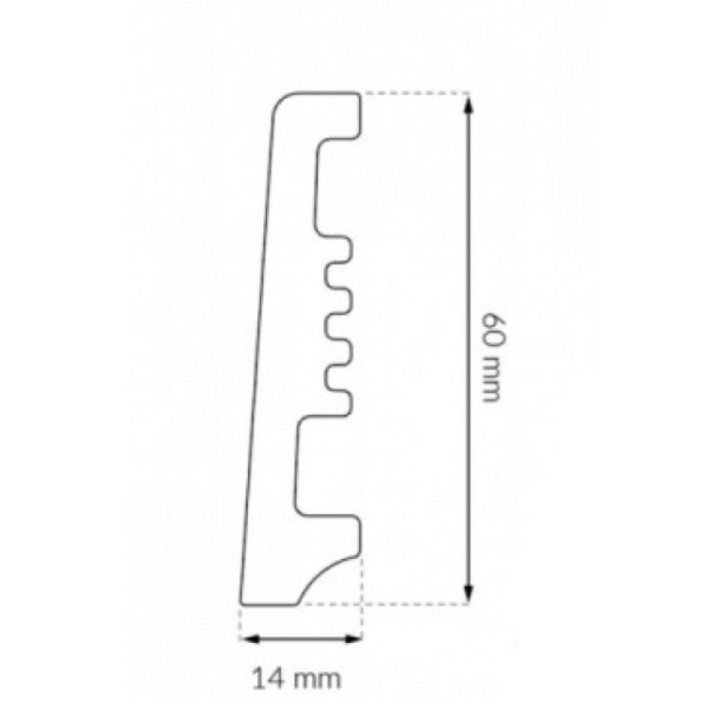 Listwa przypodłogowa ST610 Arbiton