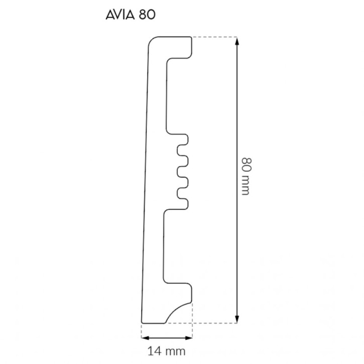 Listwa przypodłogowa ST810 Arbiton