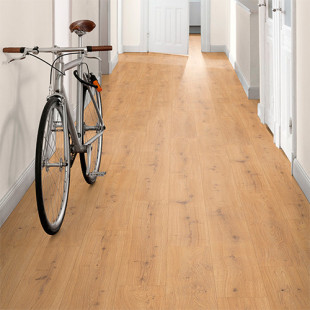 Panele laminowane EL1005 Egger Classic Aqua+ Dąb Predaia miodowy