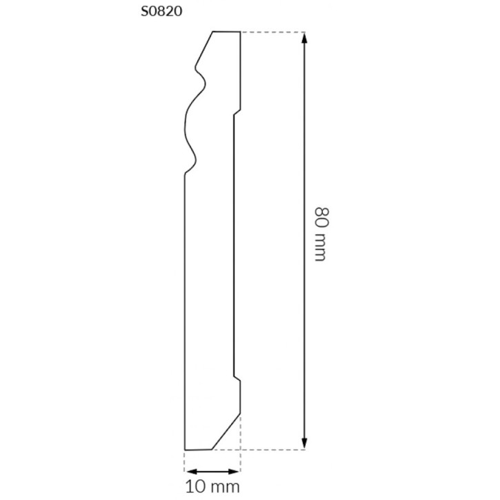Listwa przypodłogowa SO820 Arbiton