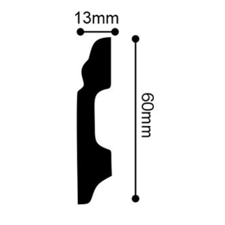 Listwa przypodłogowa UHD 02/60 TM Solid
