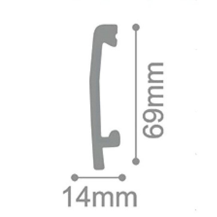 Listwa przypodłogowa UHD03/70 TM Solid