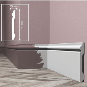 Listwa przypodłogowa UHD04/120 TM Solid 