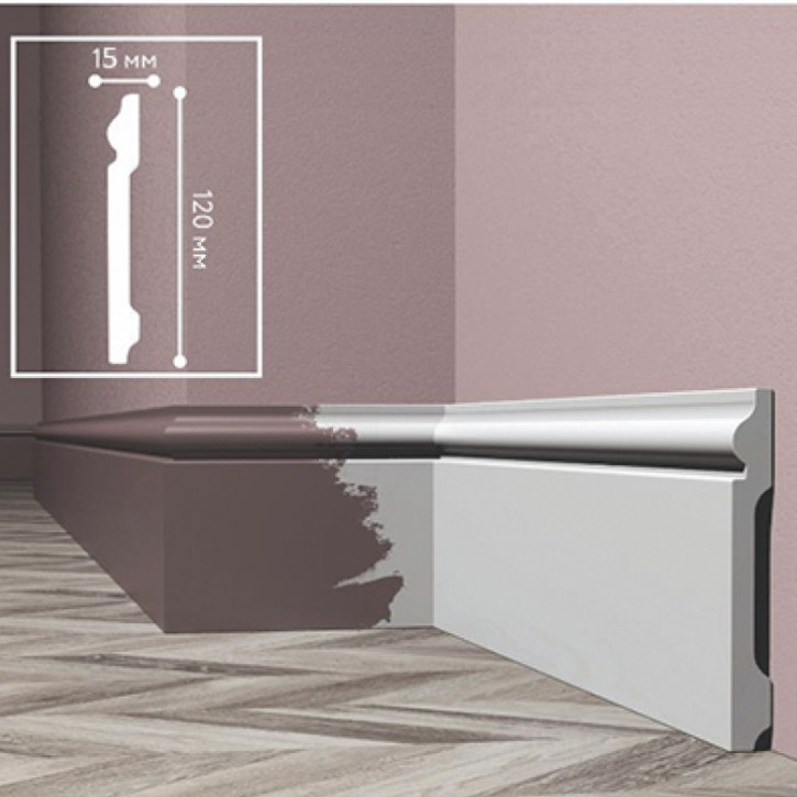 Listwa przypodłogowa UHD04/120 TM Solid