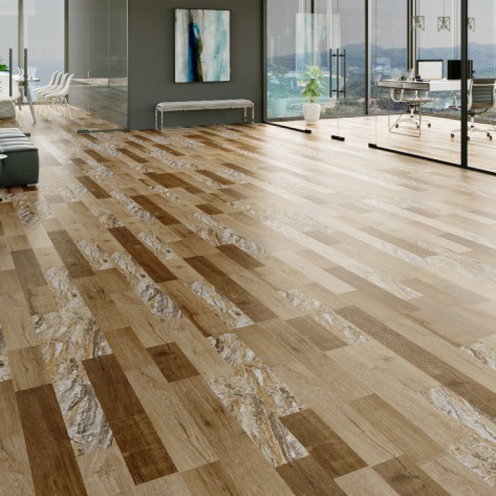 Panele laminowane 35A VarioClic Varioclick Wood&Stone V0