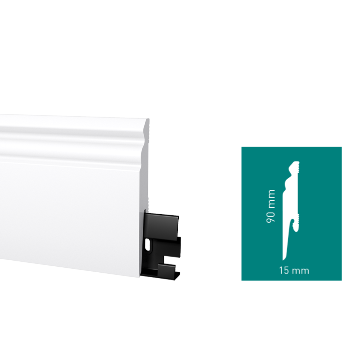 Listwa przypodłogowa D0910 Arbiton