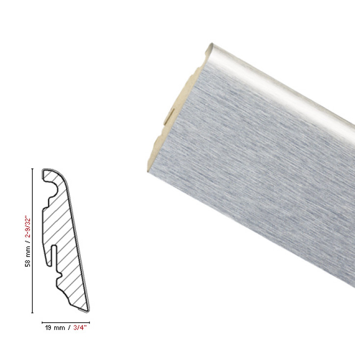 Listwa przypodłogowa ED60L 528341 Neuhofer Holz