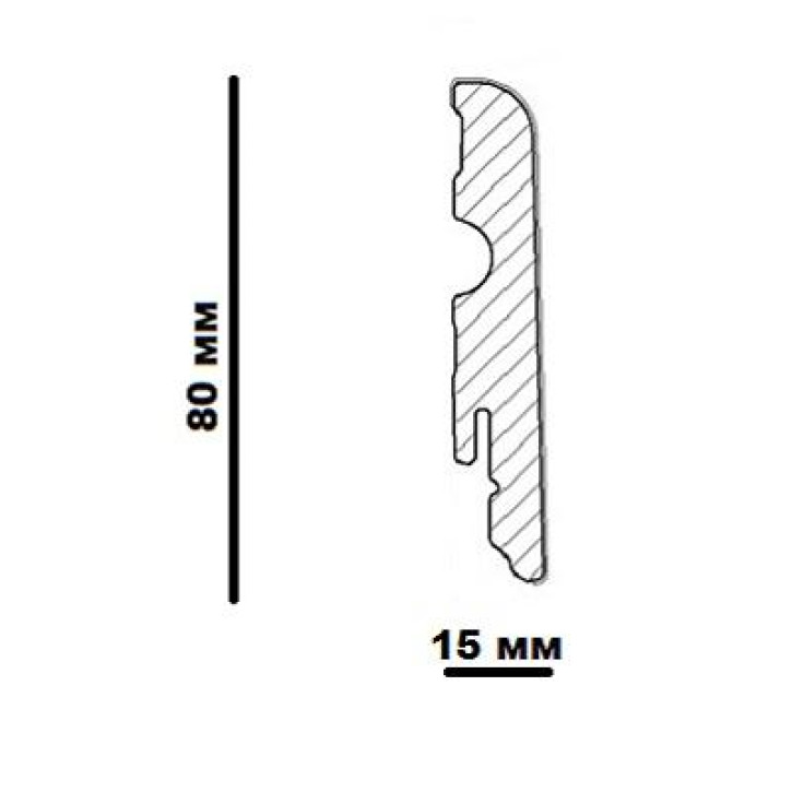 Listwa przypodłogowa FOFA111 548463 Neuhofer Holz