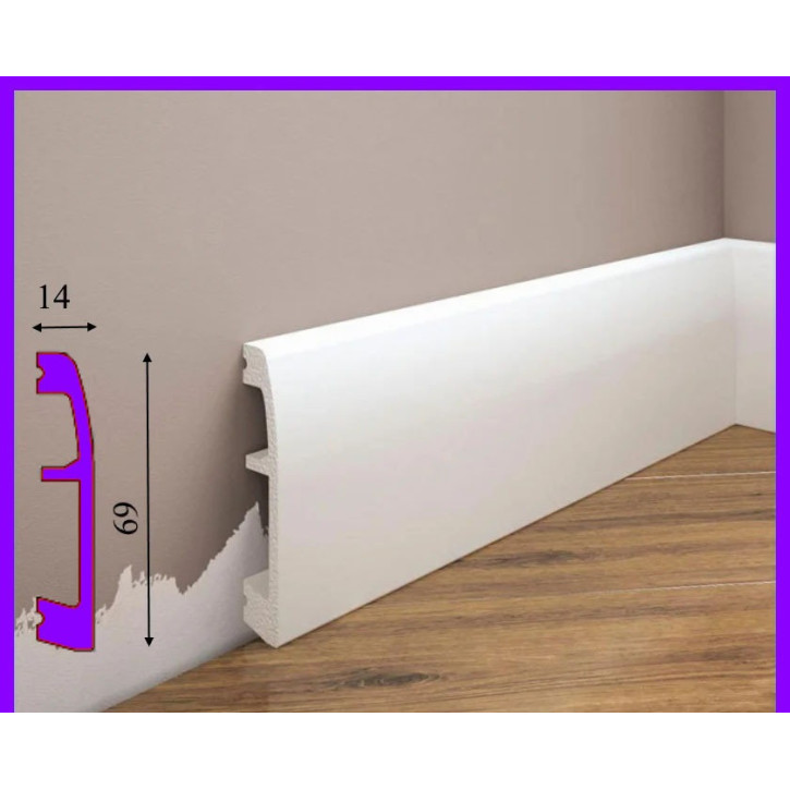 Listwa przypodłogowa W-LS-LPC-06-101-200 Cezar