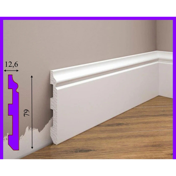 Listwa przypodłogowa W-LS-LPC-07-101-200 Cezar