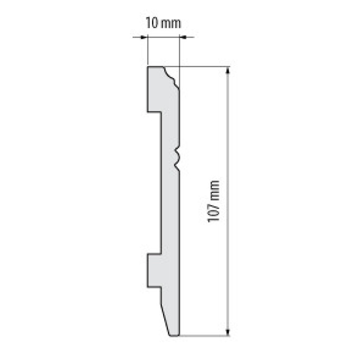 Listwa przypodłogowa W-LS-LPC-18-101-200 Cezar