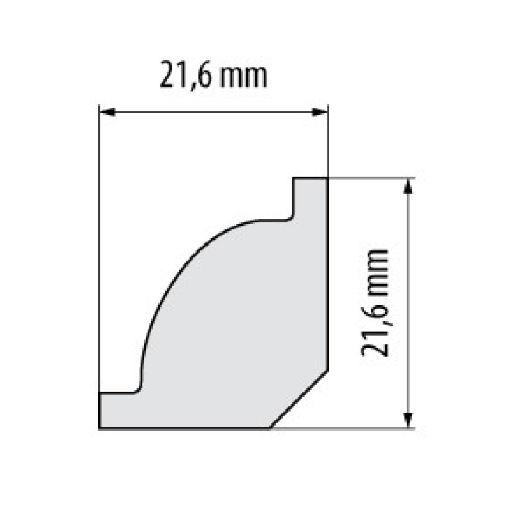 Listwa przypodłogowa W-LS-LPC-01-101-244 Cezar
