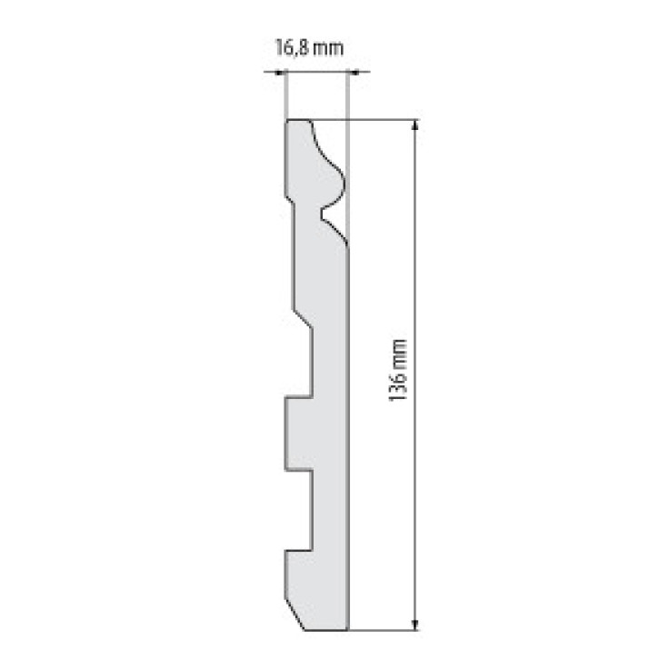 Listwa przypodłogowa W-LS-LPC-24-101-244 Cezar