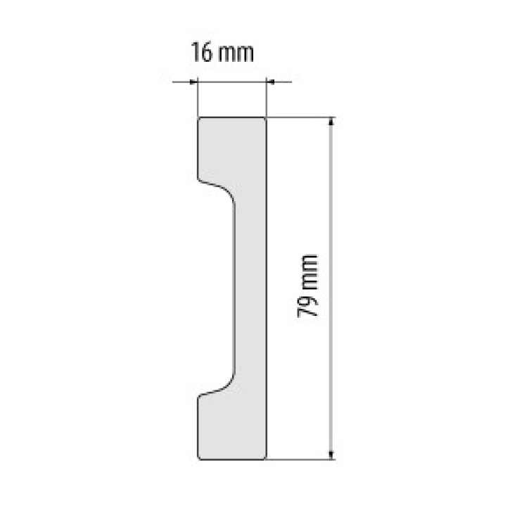 Listwa przypodłogowa W-LS-LPC-28-101-200 Cezar