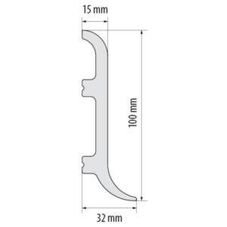 Listwa przypodłogowa W-LS-LPC-40-101-244 Cezar