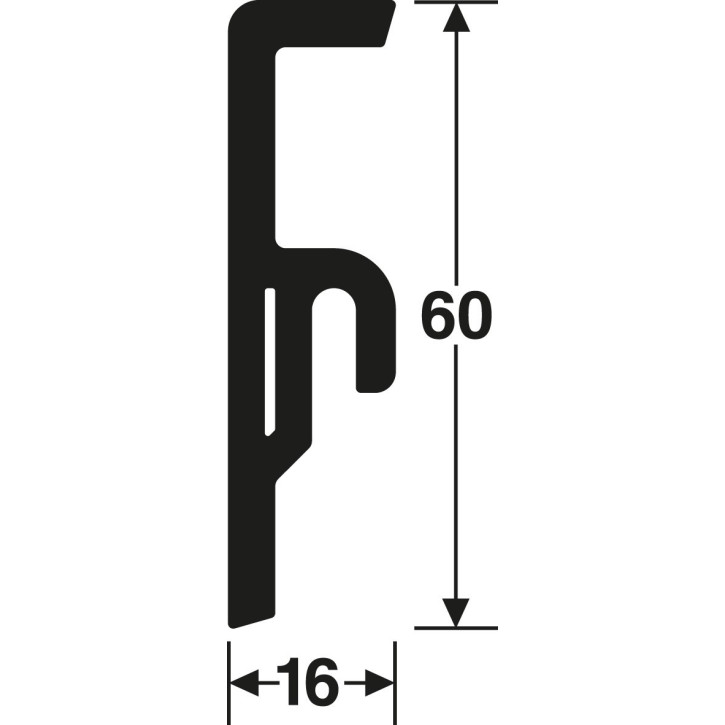 Listwa przypodłogowa F01WP60 Wineo