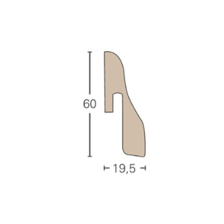 Listwa przypodłogowa 1371527 Parador