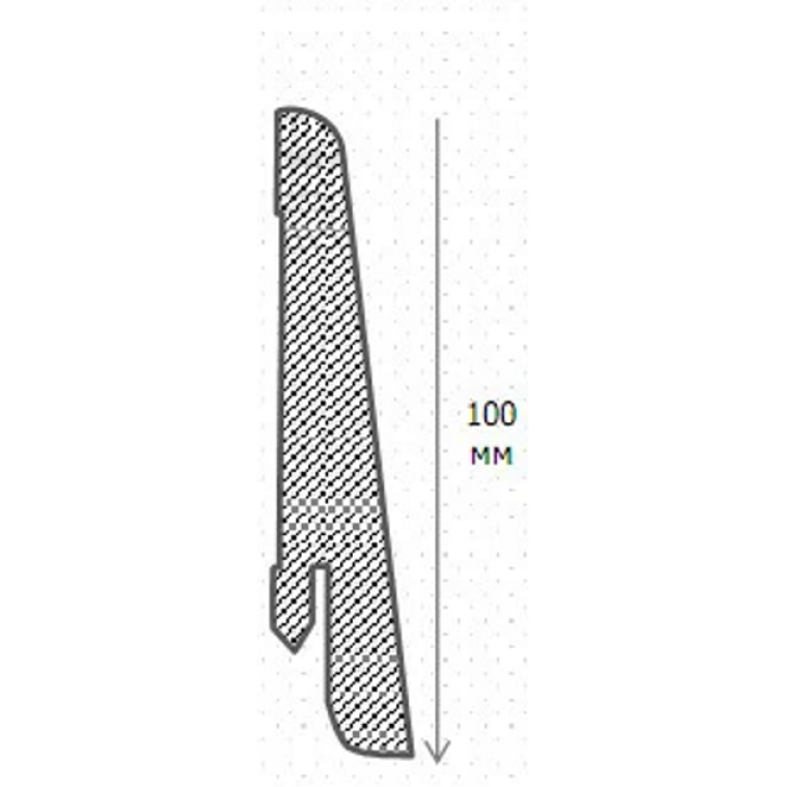 Listwa przypodłogowa KLN100-08 Kluchuk