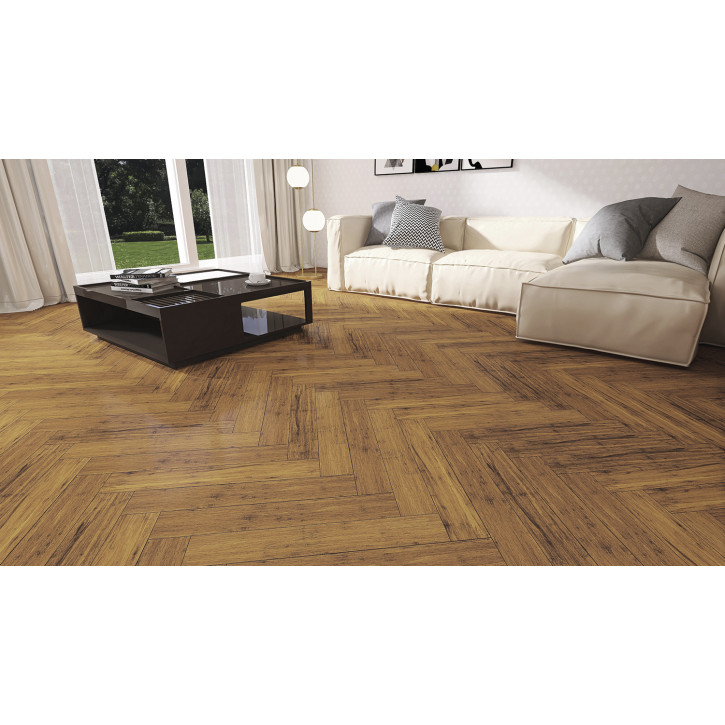 Panele drewniane 5900378348153 Domino Wild Drewno Chevron Karmel (L+P)