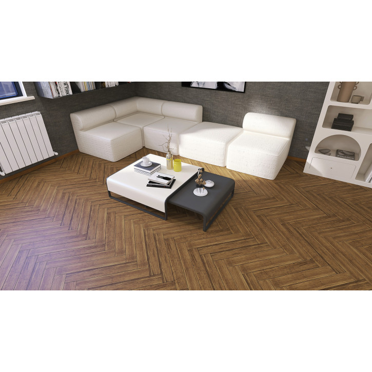 Panele drewniane 5900378348184 Domino Wild Drewno Stafford Chevron (L+P)