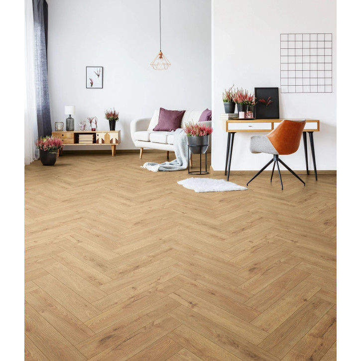 Panele laminowane 8HBK326X Krono Original Herringbone 8 Dąb Sundance
