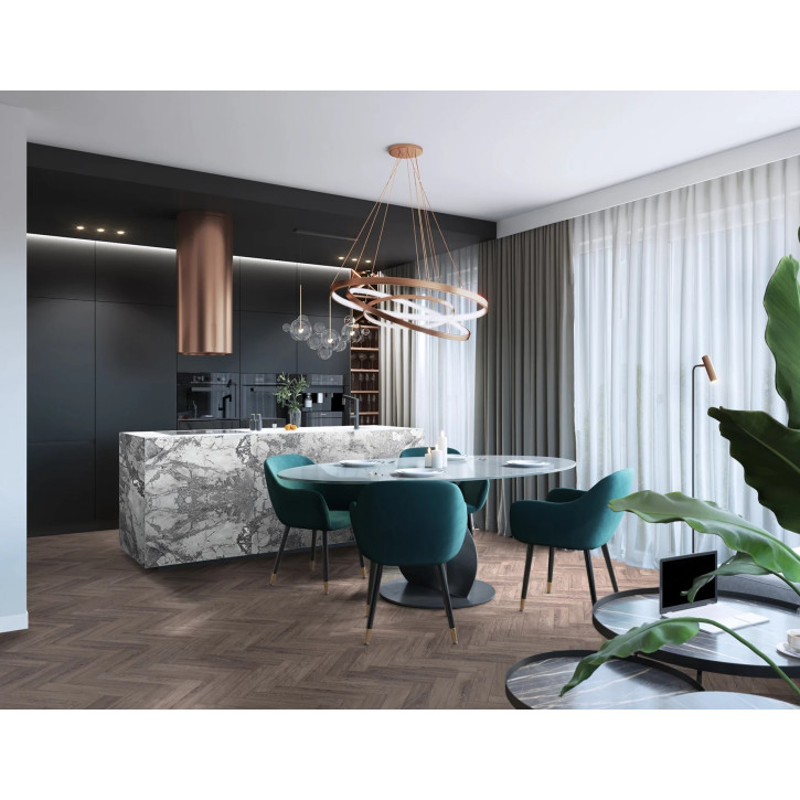 Panele laminowane 8HBK488X Krono Original Herringbone 8 Dąb Rutherford