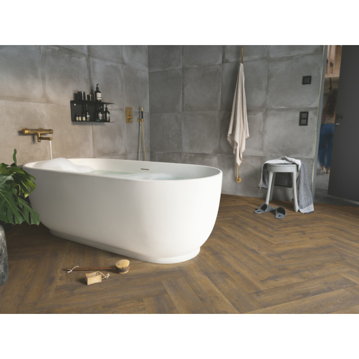 Panele winylowe V4524-40287 Pergo Vorma Pad Pro Dąb Stuletni Ciemny