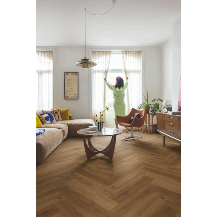 Panele winylowe AVHBU40364 Quick-Step Dąb karmelowy botaniczny