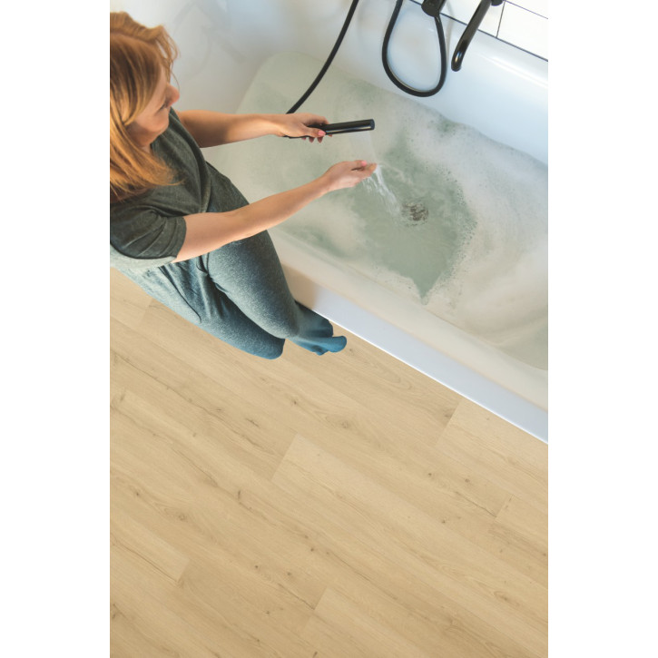 Panele winylowe AVMPU40319 Quick-Step Bloom Dąb szczotkowany bezowy