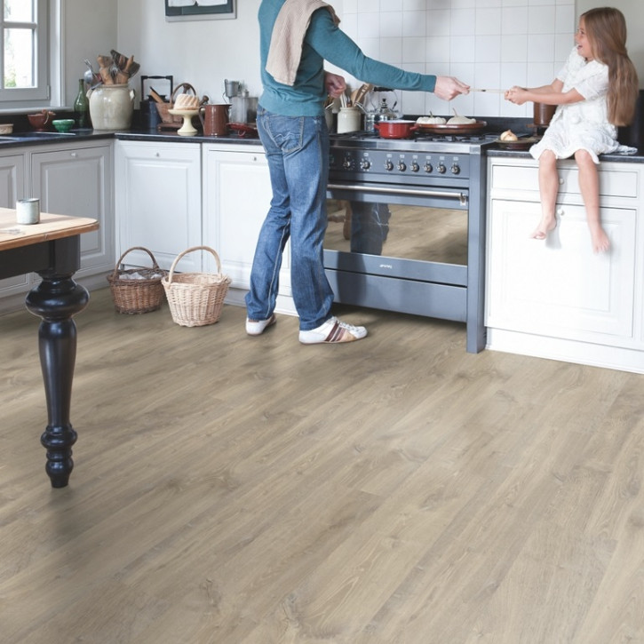 Panele laminowane CRH3175 Quick-Step Creo Dąb Louisiana bezowy