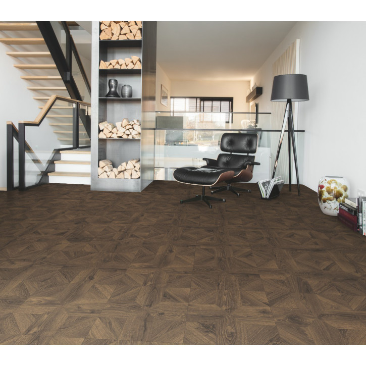 Panele laminowane IPA4145 Quick-Step Impressive patterns Dąb krуlewski ciemno-brazowy