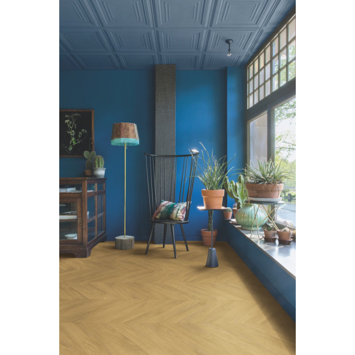 Panele laminowane IPA4161 Quick-Step Impressive patterns Dąb chevron naturalny