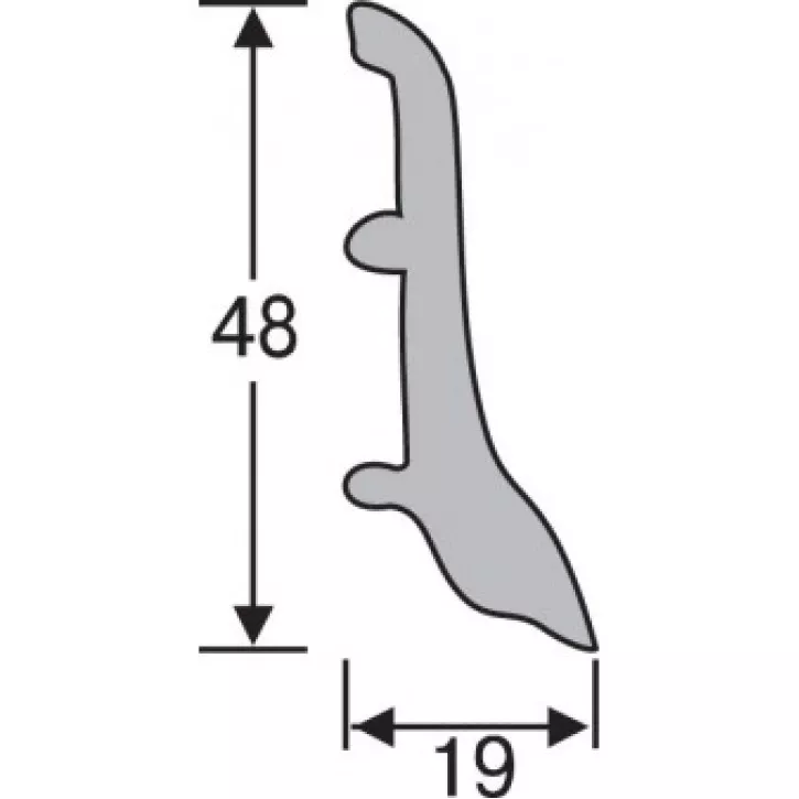 Listwa przypodłogowa 41 - ПЛГЕ-0041 TIS