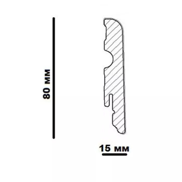 Listwa przypodłogowa FOEI259 548459 Neuhofer Holz