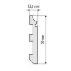 Listwa przypodłogowa W-LS-LPC-07-101-200 Cezar