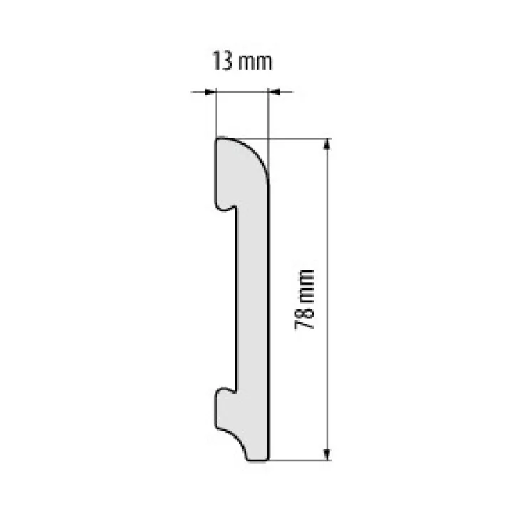 Listwa przypodłogowa W-LS-LPC-11-101-200 Cezar