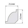 Listwa przypodłogowa W-LS-LPC-01-101-244 Cezar
