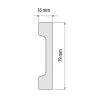Listwa przypodłogowa W-LS-LPC-28-101-200 Cezar