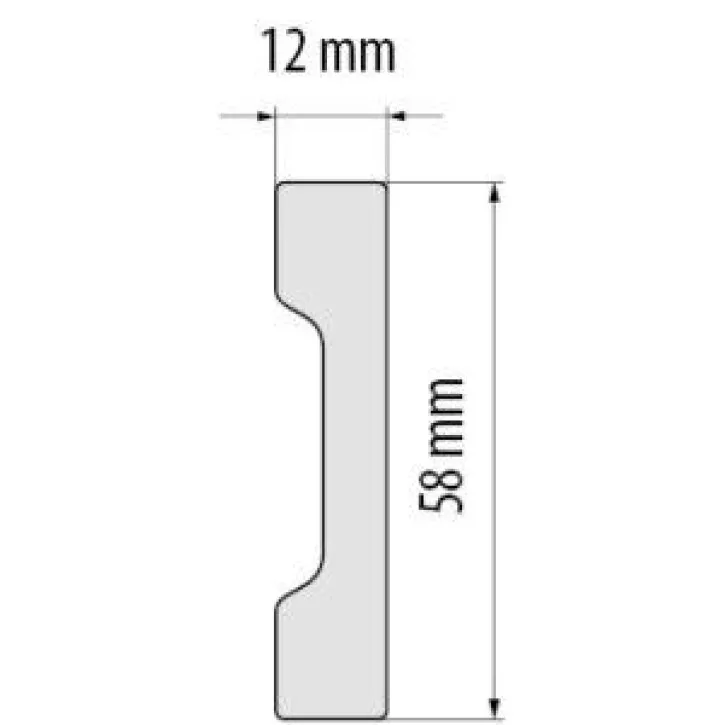 Listwa przypodłogowa W-LS-LPC-32-101-200 Cezar