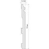 Listwa przypodłogowa W-LS-LPC-33-101-244 Cezar
