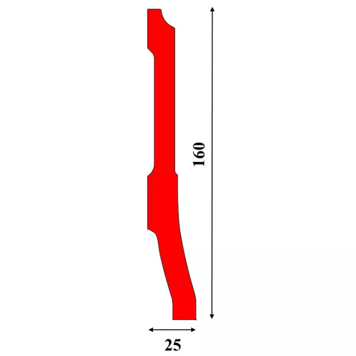 Listwa przypodłogowa W-LS-LPC-35-101-244 Cezar