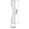 Listwa przypodłogowa W-LS-LPC-37-101-200 Cezar
