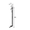 Listwa przypodłogowa F03ALU6011 Wineo
