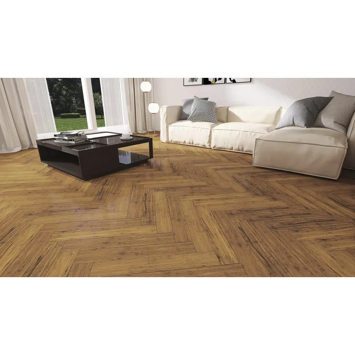 Panele drewniane 5900378348153bk Domino Wild Drewno Chevron Karmel (L+P)