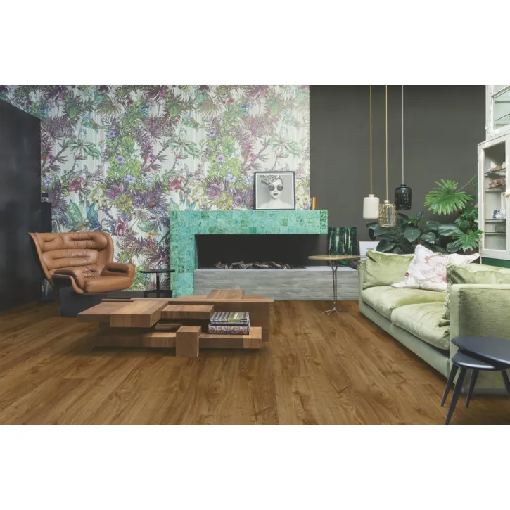 Panele winylowe AVMPU40090 Quick-Step Bloom Dąb brazowy jesienny