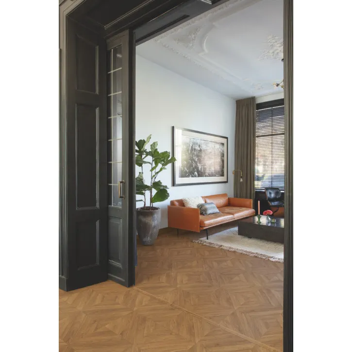 Panele laminowane IPA4162 Quick-Step Impressive patterns Dąb chevron brazowy